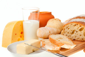 milk and bread image